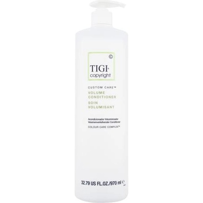 TIGI Copyright Custom Care Volume Conditioner 970 ml балсам за обем на косата за жени