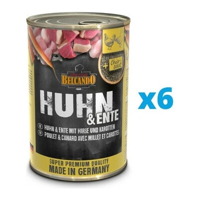 Belcando Super Premium Adult kura kačka a proso 6 x 400 g