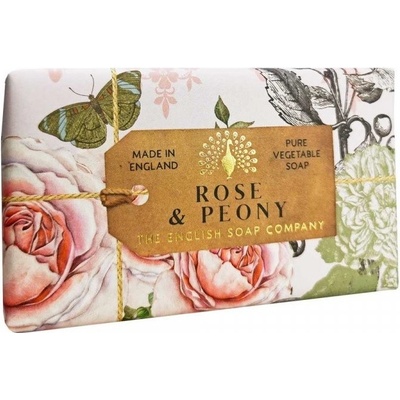 English Soap Company tuhé mýdlo Růže & Pivoňka 190 g