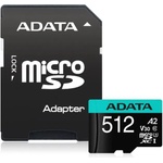 ADATA Premier Pro microSDXC 512GB UHS-I/U3/V30 (AUSDX512GUI3V30SA2-RA1)