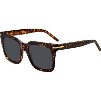 HUGO BOSS Слънчеви очила Boss Women's Square Round Sunglasses - Havana Pattern