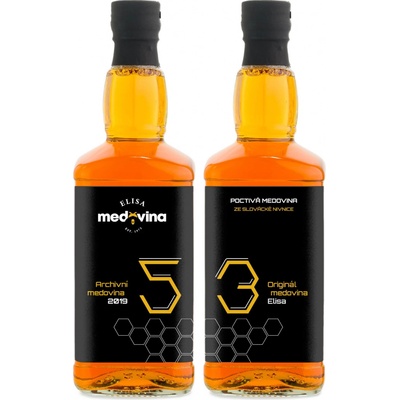 Medovina Elisa dárek k 53. výročí 11% 2 x 0,5 l