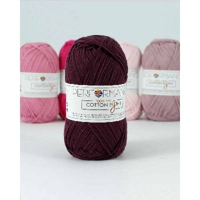 Performance Bavlněná příze Cotton Eight 1250 - fialová 50g 175m