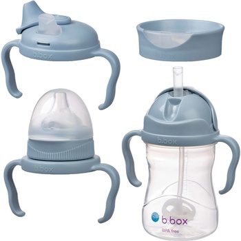 b.box Baby Bottle 4 in 1 детско шише 4 в 1 Ocean 240ml