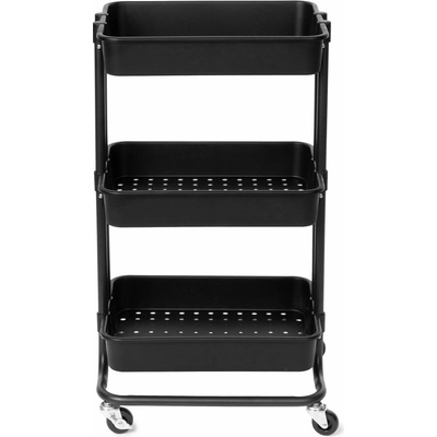 Compactor Grena pojízdný regál černá 43 cm, 36 cm, 76 cm