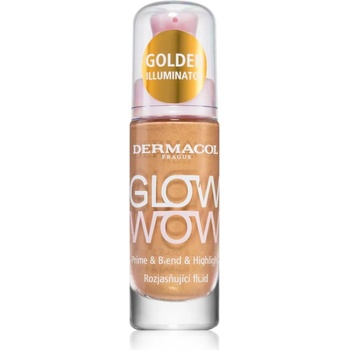 Image 1 of Dermacol GLOW WOW Golden Illuminator озаряващ флуид 20ml