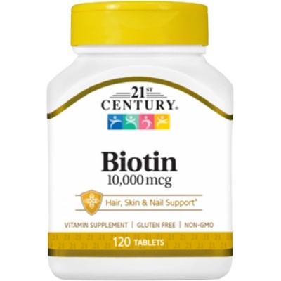 21st Century Biotin 10000 mcg [120 Таблетки]