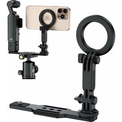 JJC Držák na lištu pro DJI Osmo Pocket 3 + MagSafe telefon pro 1/4 / HG-CS1