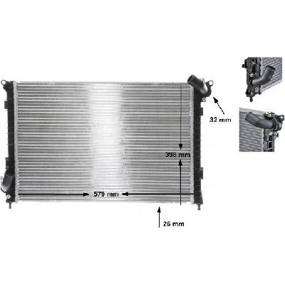 Chladič, chlazení motoru MAHLE CR 984 000S (CR984000S)