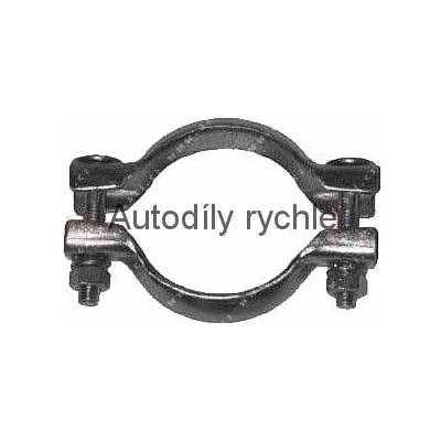 OEM V S369 spona výfuku 69 mm, 2 šrouby (Citroen, Peugeot, Renault) (VS369)