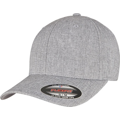 Flexfit Heatherlight 6350 6 panelová COT55635007712-grey melang Melír šedá