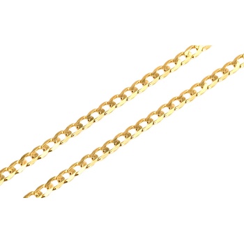 Zlaté řetízky dámské vzor Curb IZ5758