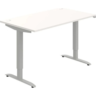 OFFICE PRO s.r.o. HOBIS výškovo nastaviteľný stôl MOTION MS 2 1400, stand.ovládanie, biela