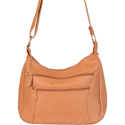 Nicole brown crossbody kabelka JBHB 2582 MUSTARD