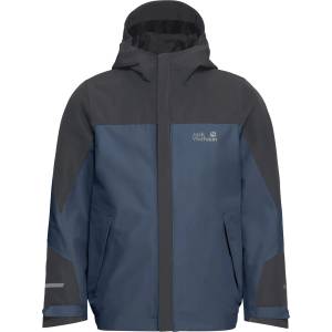 Jack Wolfskin Детско водоустойчиво яке Jack Wolfskin Kid's Trailventure 2L Jacket Waterproof jacket - Midnight Sky - размер 152 (EU) (703-6913-0315)