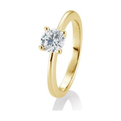 Sofia Diamonds prsteň zo žltého zlata s diamantom BE41 05736 Y