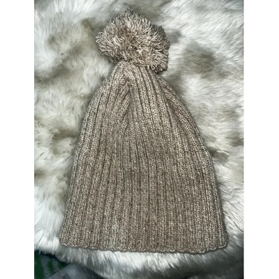 Andrea beanie Skhoop Zimní vlněná čepice hot sand