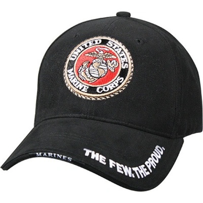 DELUXE USMC G & A LOGO Baseball ČERNÁ