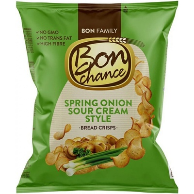 Bon Chance Chlebové chipsy s jarnou cibuľkou a kyslou smotanou 60 g