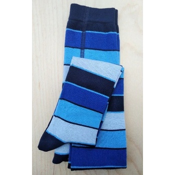 Detské pásikavé pančuchy Tomík modrá