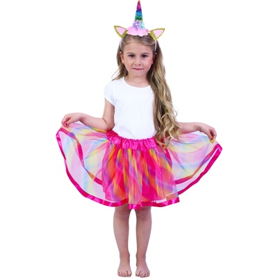 Rappa - Театрален костюм Еднорог - диадема и туту пола
