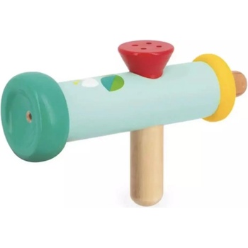 Janod Детски дървен музикален инструмент Janod - Тромпет (J07645)