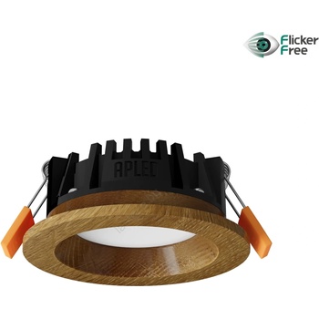 APLED - LED Лампа RONDO WOODLINE LED/3W/230V 4000K Ø 9 см дъб масивнo дървo (AP0171)