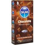 Skins - презервативи с вкус на шоколад - 8 броя - desirel