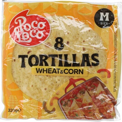 Poco Loco Kukuričné Tortilly X8 320 g