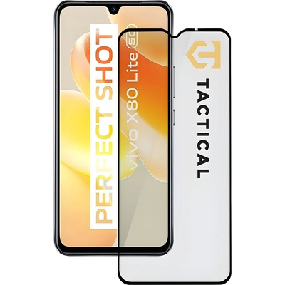 Tactical Glass Shield 5D стъклен протектор за Vivo X80 Lite - Черен KP25890 (25890)
