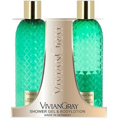 Vivian Gray Bergamot & Lemongrass luxusní tělové mléko 300 ml + luxusní sprchový gel 300 ml