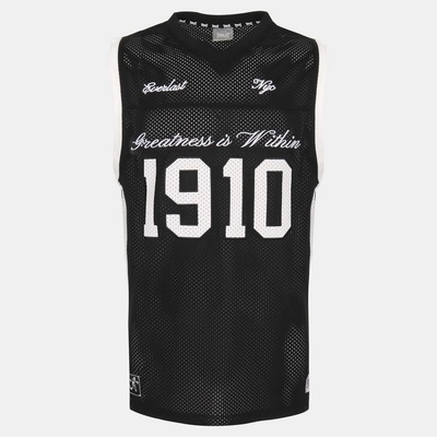 Everlast Тениска Everlast Men's BBall Top Oversized Fit Short Sleeve Performance T-Shirt - Black