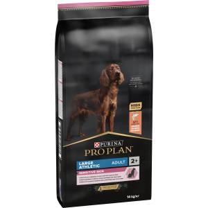 PRO PLAN Large Athletic Sensitive Skin, Сьомга - 14кг