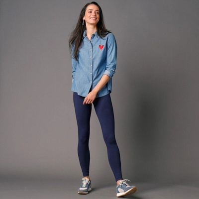 Blancheporte Legíny s pružným pásom námornícka modrá