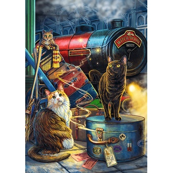 Trefl - Puzzle Premium Plus: Lisa Parker - Witches Express - 1 000 piese