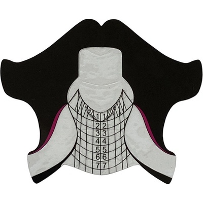 Expa Nails šablony motýl černý fólie průhledná 500 ks