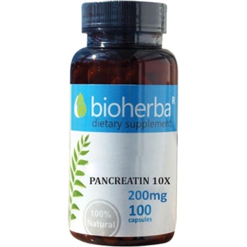 Image 1 of Bioherba Pancreatin 10x 250 mg [100 капсули]