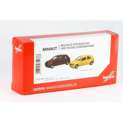 Herpa Sada 2ks: Renault Cilo 16V žlutá a červená stavebnice 1:87