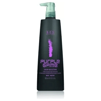 BES Beauty & Science Оцветяваща маска за коса в Пурпурно Розов цвят BES Color Reflection Purple Game Mask