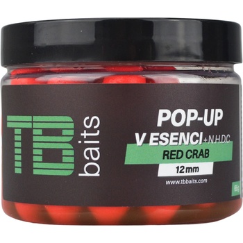 TB Baits Plávajúce Boilies Pop-Up Red Crab + NHDC 65g 12mm