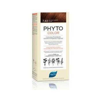 Phyto paris Трайно Боядисване Phyto Paris Phytocolor 7.43-rubio dorado cobrizo Без амоняк 7004ca