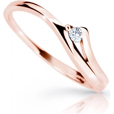 Cutie Jewellery gold dámský prsten Z6818 1718 ze zlata se zirkonem Růžová