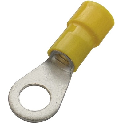 260684 Oko lisovací Cu s nylon-izolací 4 - 6 mm2, M 4 žlutá, Haupa