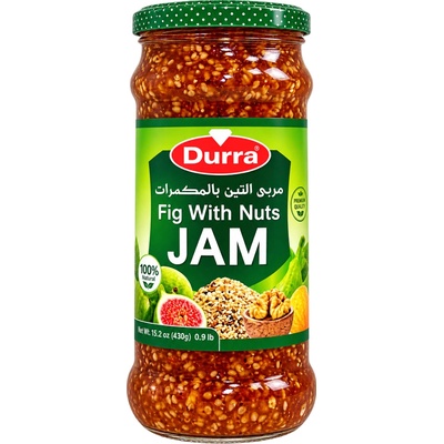 Durra Džem fíkový s ořechy 430 g