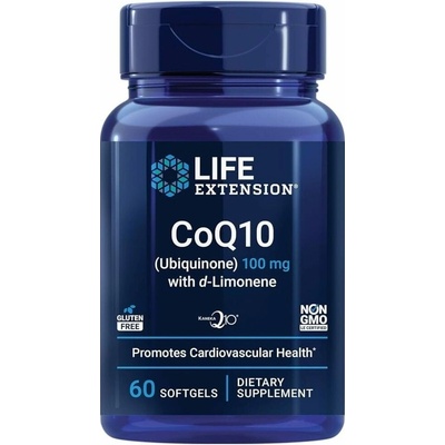 Life extension super vstrebateľný coq10 s d-limonénom 60 mäkkých gélov