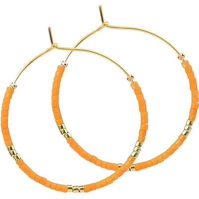 HARAHU Обеци ne-29870 - Оранжева kp29870 (ne-29870)