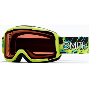 SMITH Детска скиорска маска Smith Daredevil S3 electric lime slime/green solx mirror antifog