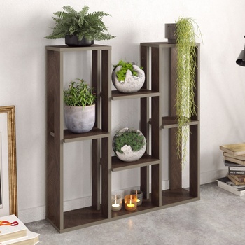 Image 1 of ASIR GROUP Стойка за цветя NEVADA 93x90 cм кафява (AS1248)