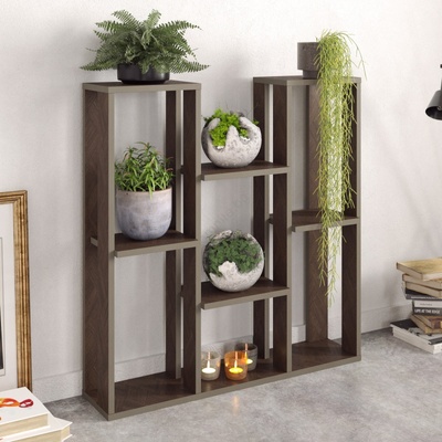 ASIR GROUP Стойка за цветя NEVADA 93x90 cм кафява (AS1248)