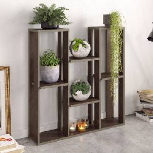 ASIR GROUP Стойка за цветя NEVADA 93x90 cм кафява (AS1248)